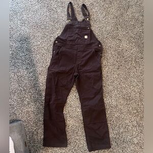 Carhartt women’s brown overalls